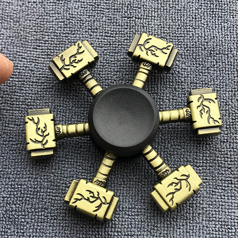 Bronze Alloy Fidget Spinner for Adults – Stress Relief Finger Gyroscope Toy