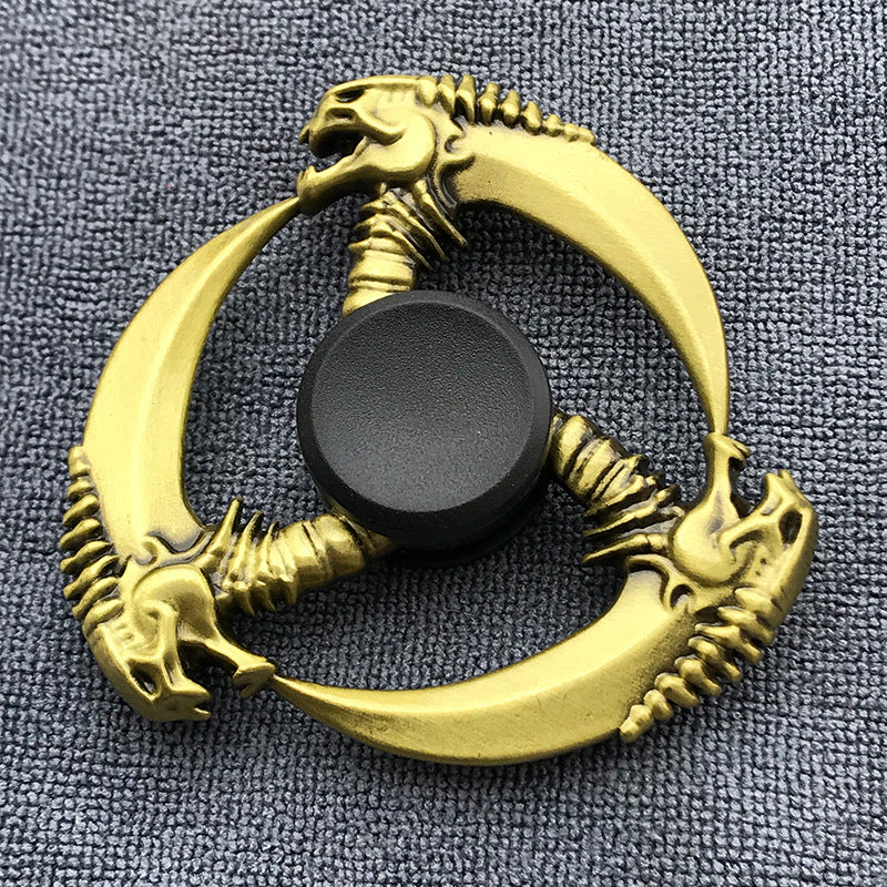 Bronze Alloy Fidget Spinner for Adults – Stress Relief Finger Gyroscope Toy