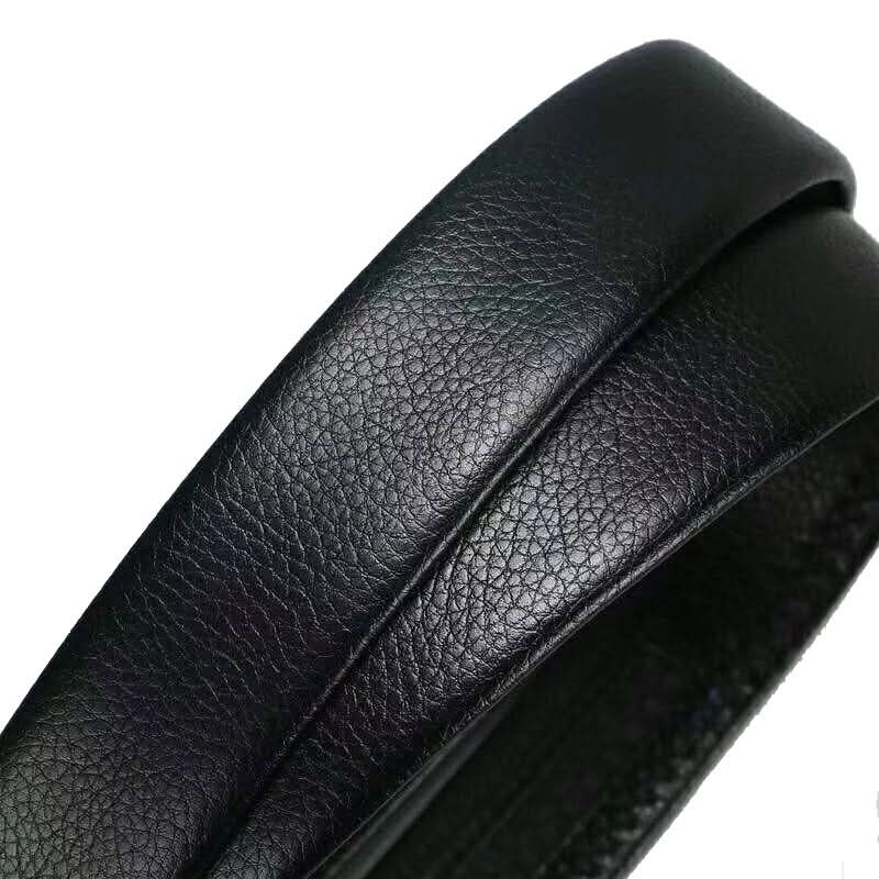 Men’s Black Automatic Buckle Belt – Scratch-Resistant