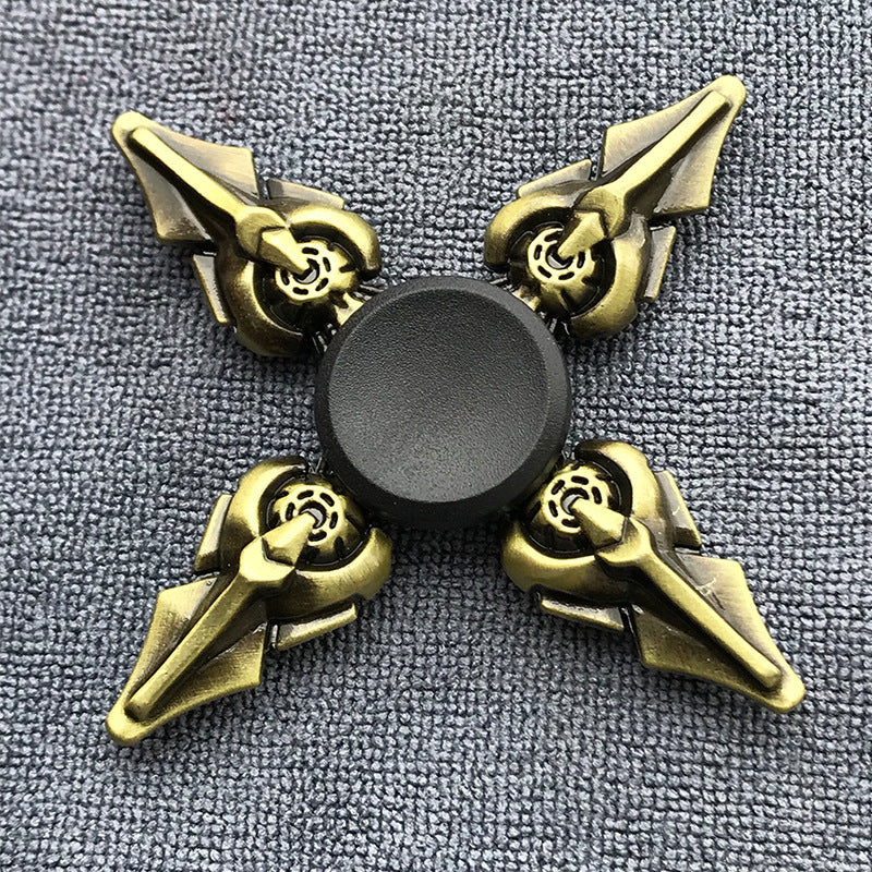 Bronze Alloy Fidget Spinner for Adults – Stress Relief Finger Gyroscope Toy
