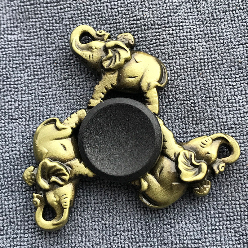 Bronze Alloy Fidget Spinner for Adults – Stress Relief Finger Gyroscope Toy