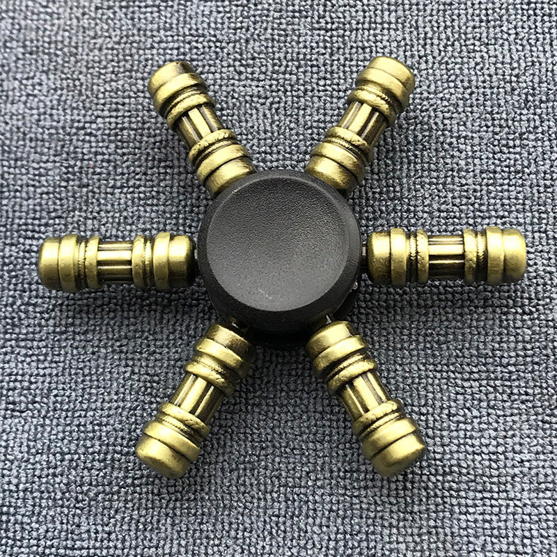Bronze Alloy Fidget Spinner for Adults – Stress Relief Finger Gyroscope Toy