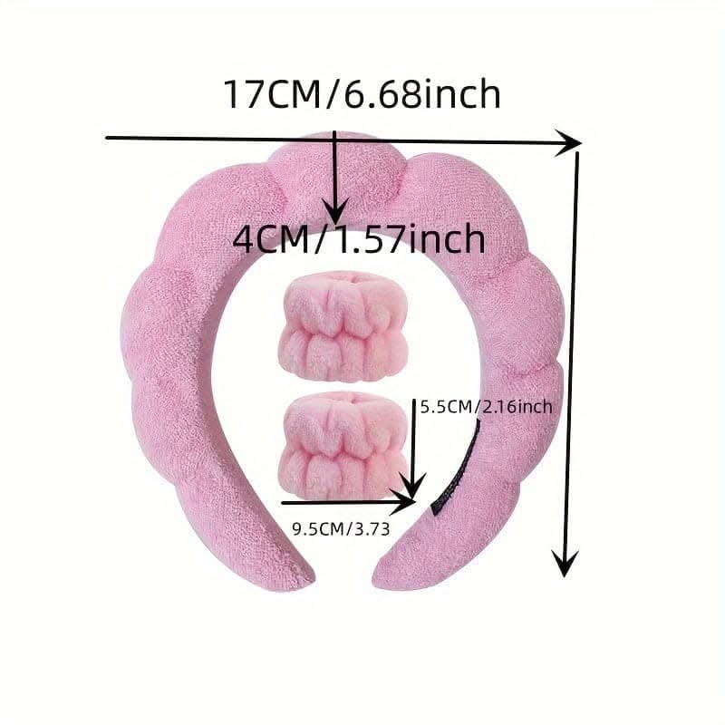 3 pcs. Soft Twist Hair Bands – Ultra-Soft Spa Quality