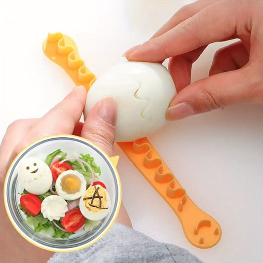 Lace Egg Cutter – Elegant Plastic Egg Topper Tool for Soft & Hard Boiled Eggs (2-pack)