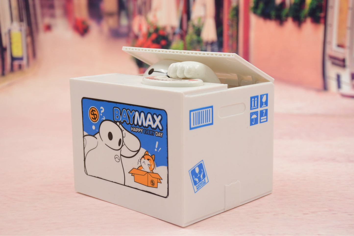 Cartoon Stealing Coin Cat Piggy Bank – Electric Money-Bank for Kids