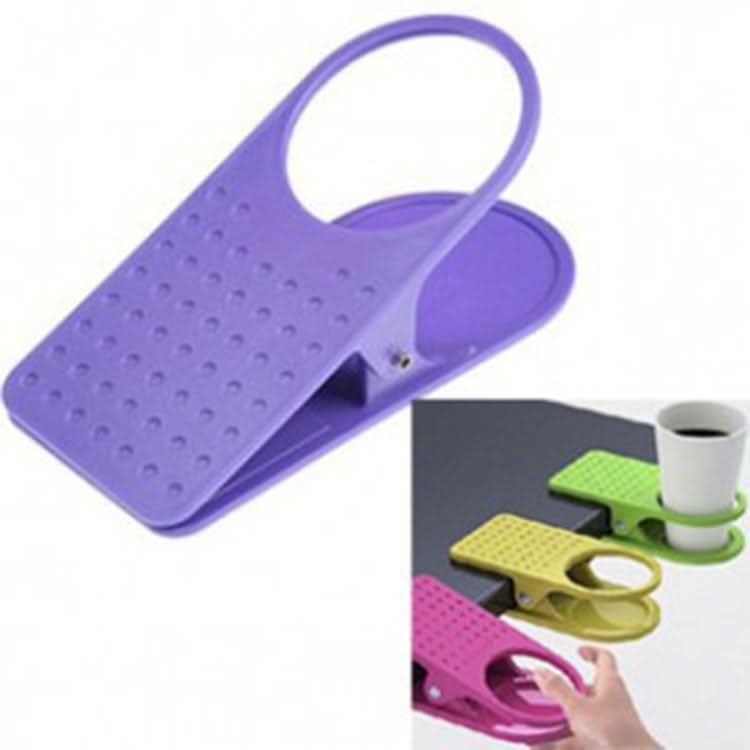 Creative Desk Cup Holder Clip - Plastic Water & Tea Cup Holder (Set of 2 pcs.)