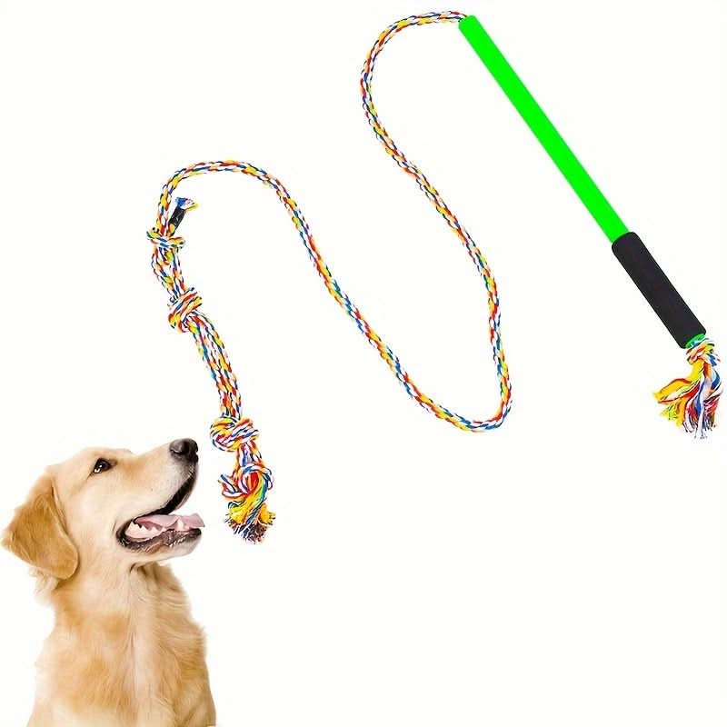 Sparkle Paws Dog Flirt Pole – Interactive Toy