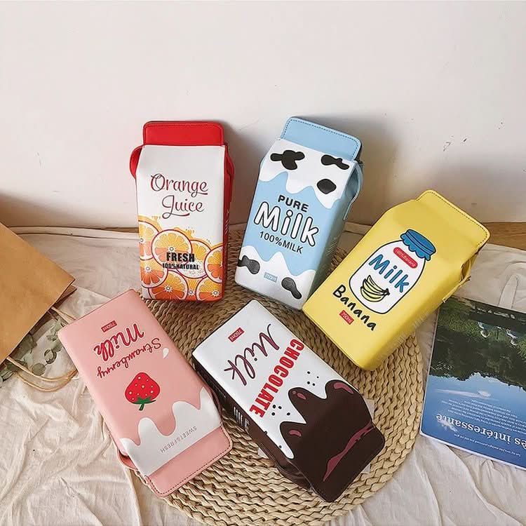 Cute Fruit Print Small Shoulder Bag for Girls