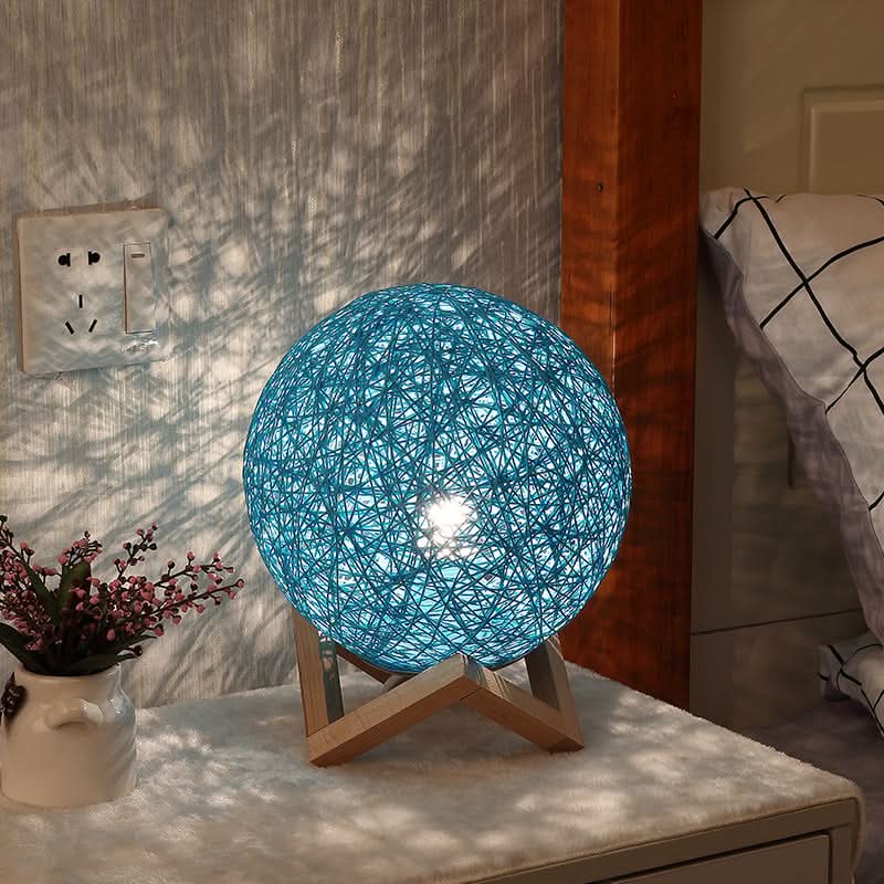 Ball LED Night Light with Starry Sky Projection - Table Lamp