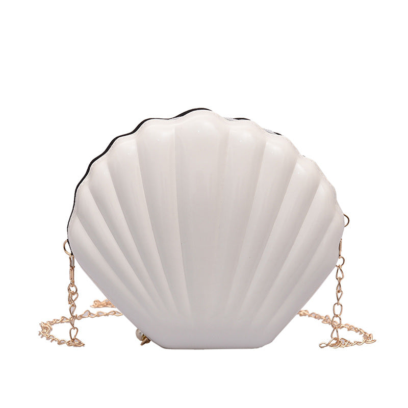 Shell Crossbody Bag for Women – Small Evening Shoulder Purse for Parties & Banquets