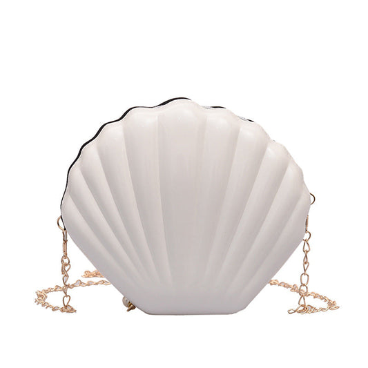 Shell Crossbody Bag for Women – Small Evening Shoulder Purse for Parties & Banquets