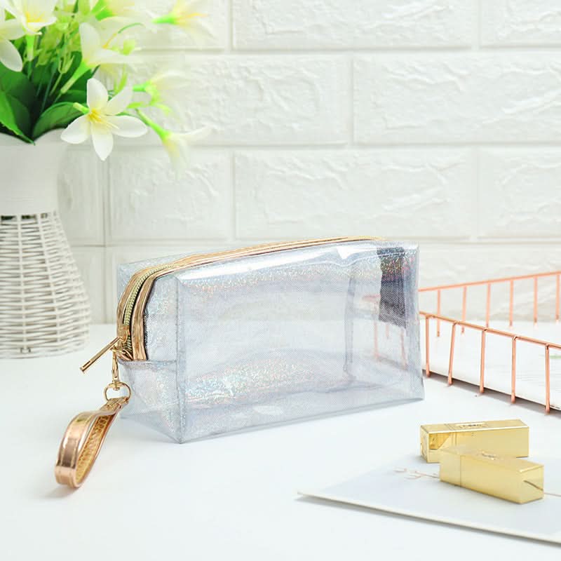 Transparent Laser PVC Travel Cosmetic Bag