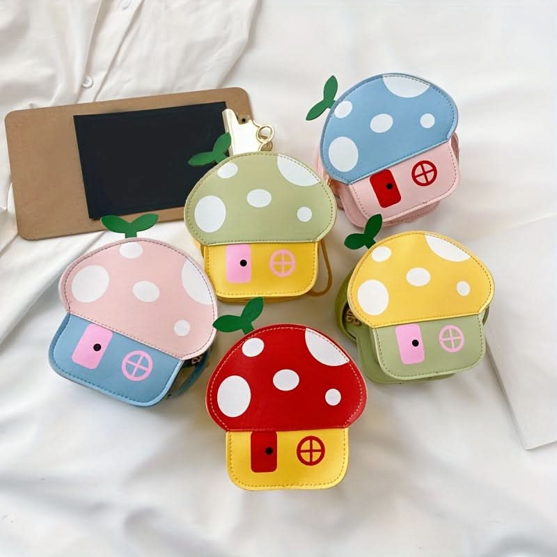 Mushroom-Shaped Crossbody Bag for Kids