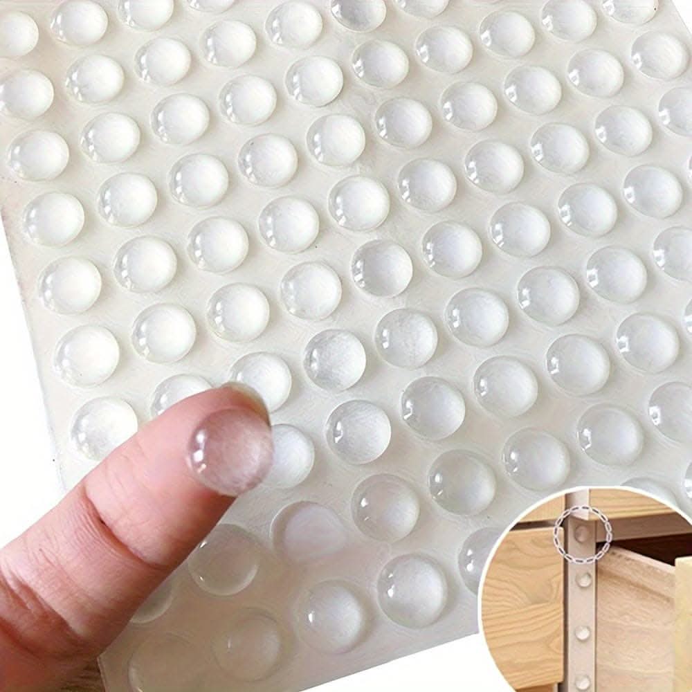 Self-Adhesive Clear Rubber Feet – Noise Dampening Buffer Pads