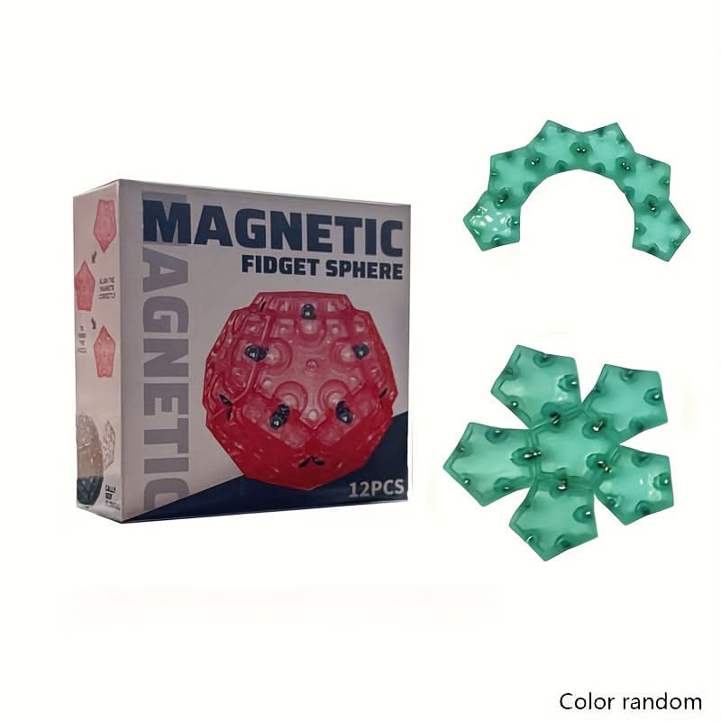 Magnetic Sphere Desk Toy – 12-Piece
