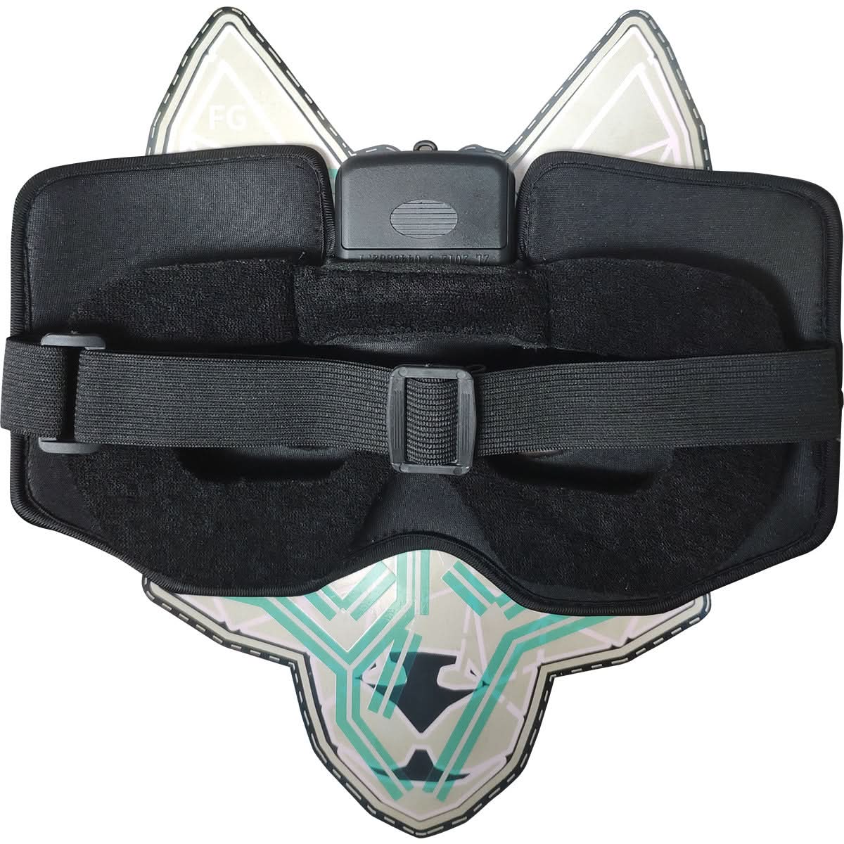 Wolf Pattern Voice-Activated LED Mask