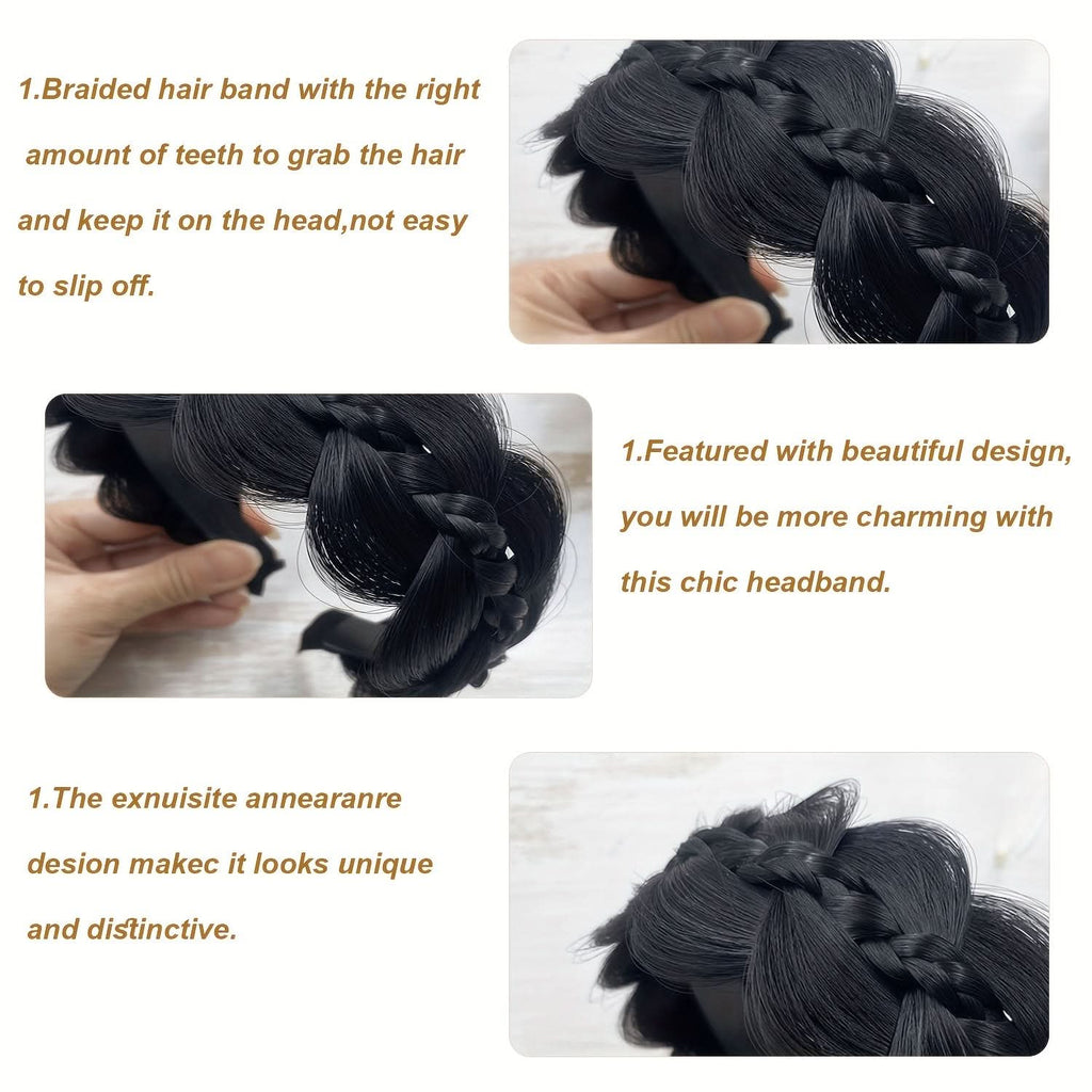 Synthetic Twist Braid Headband – Hair Accessory