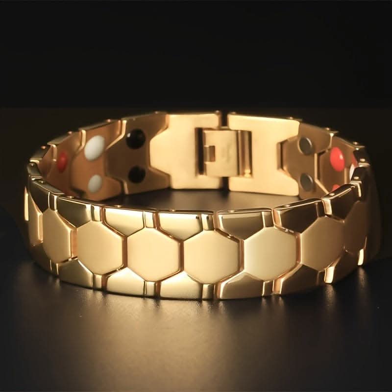 4-in-1 Boho Alloy Titanium Steel Bracelet – Waterproof & Stylish