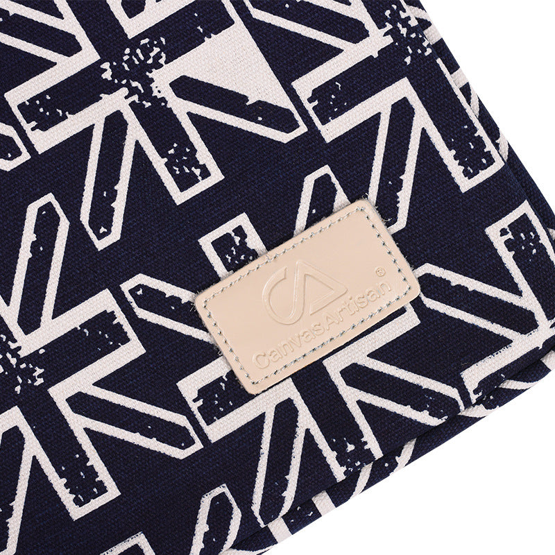 Abstract Starburst Laptop Sleeve – Canvas Shock-Resistant Case for 11–15 Inch Laptops