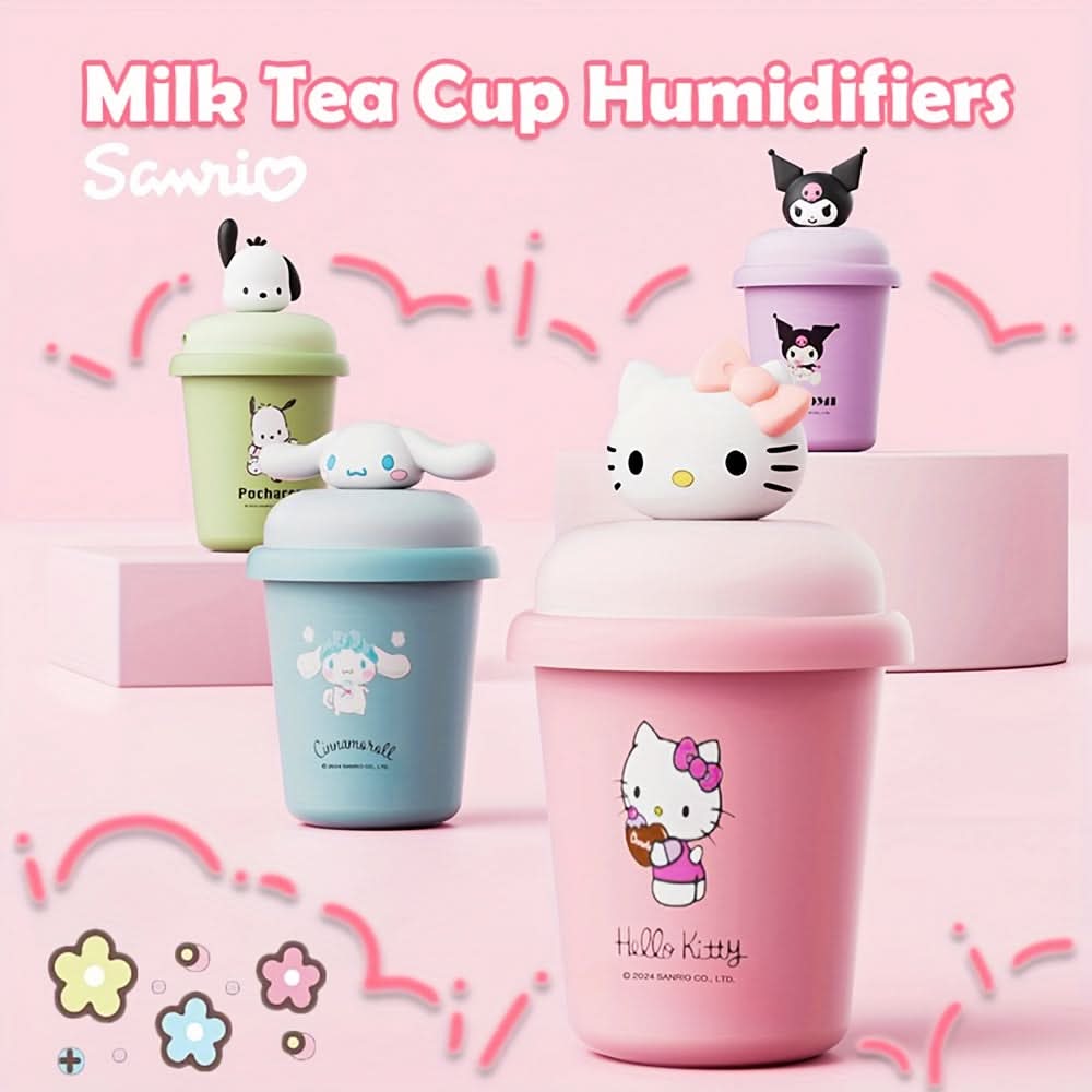 Sanrio Hello Kitty USB Mini Humidifier – Quiet, Portable, Night Light