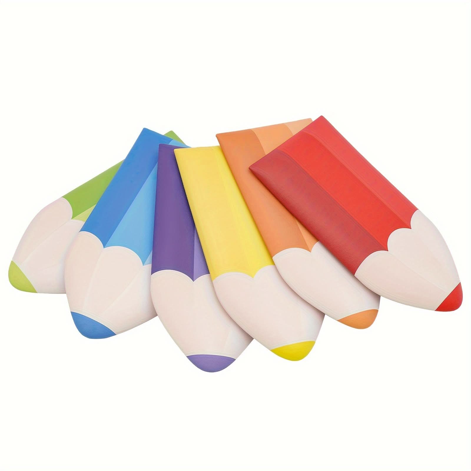 6-Piece 3D Pencil-Shaped Wall Padding
