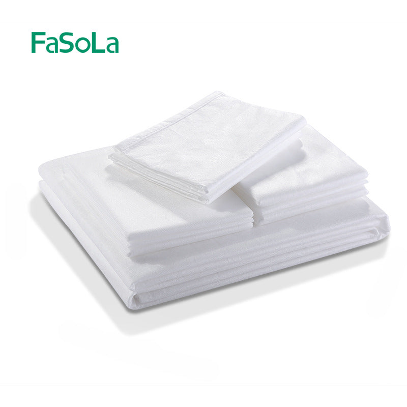 Fasola Disposable Travel Bedding Set – Hygiene Quilt Cover, Bed Sheet & Pillowcases for Trips