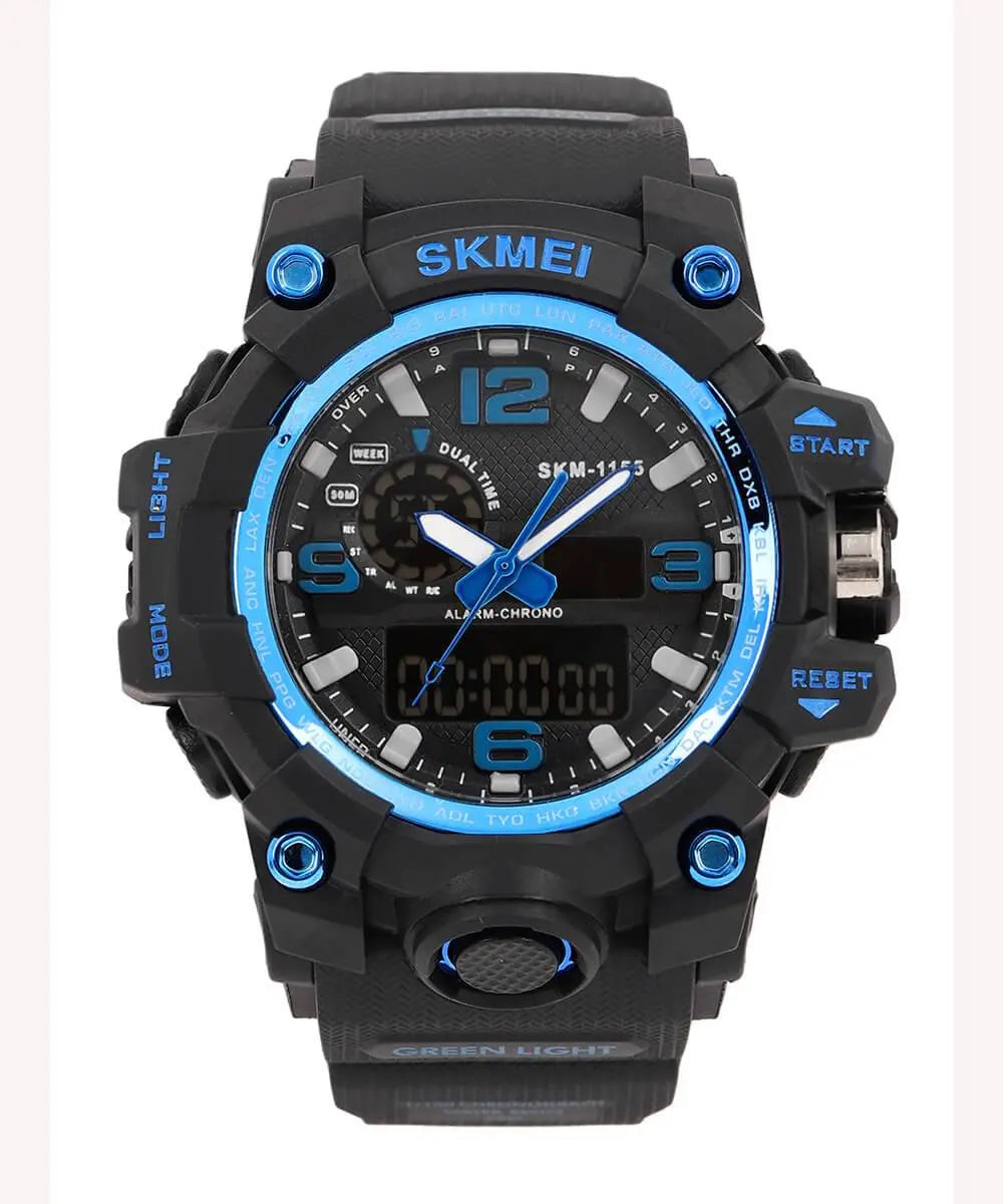 1155 Analog Digital Wrist watch For Men, Boys