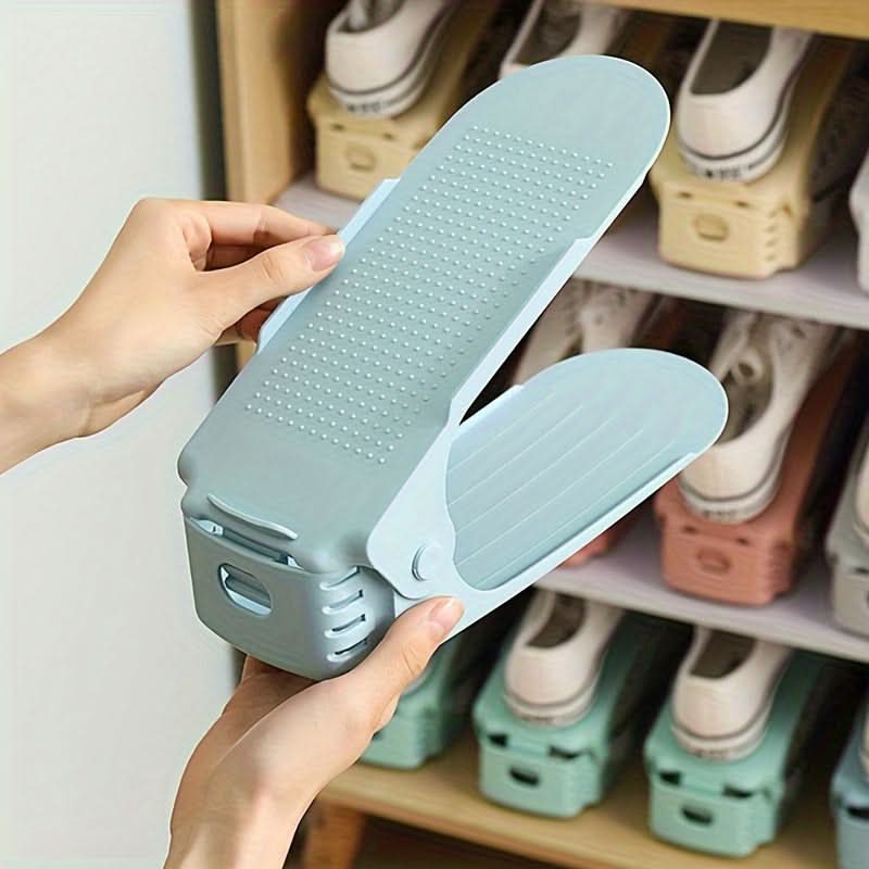 Adjustable Plastic Shoe Racks – Space-Saving & Durable