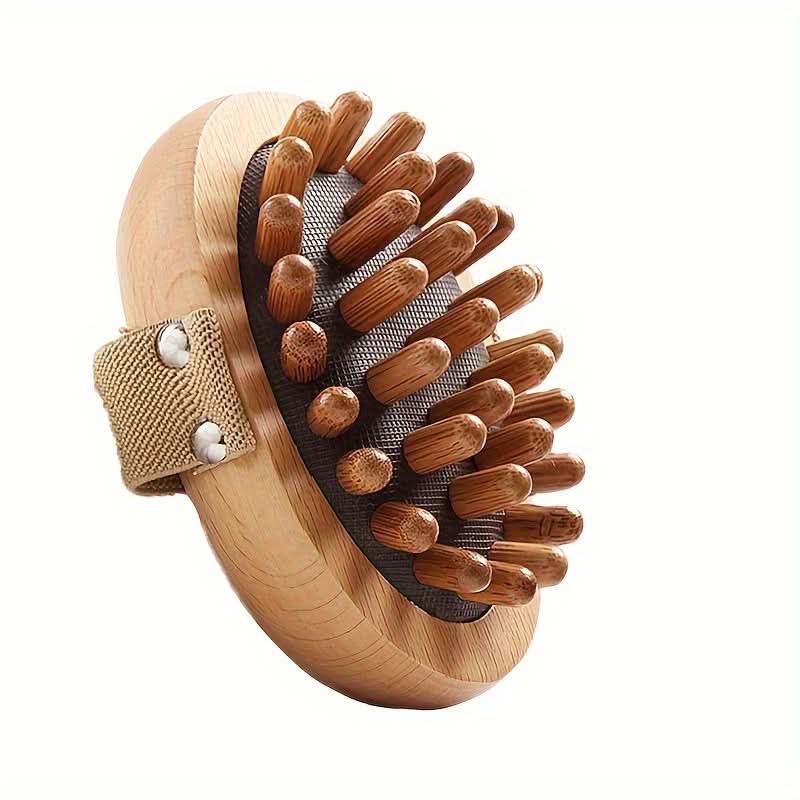 Manual Wooden Meridian Massage Brush
