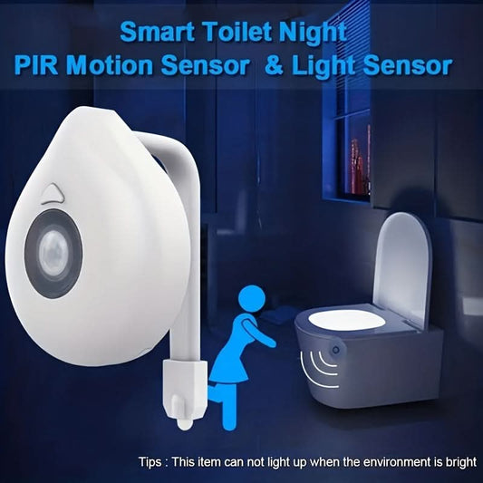 2-Pack PIR Motion Sensor Toilet Night Lights