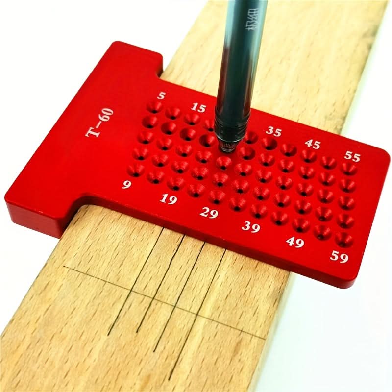 Aluminum T-Type Scribe Ruler for Woodworking