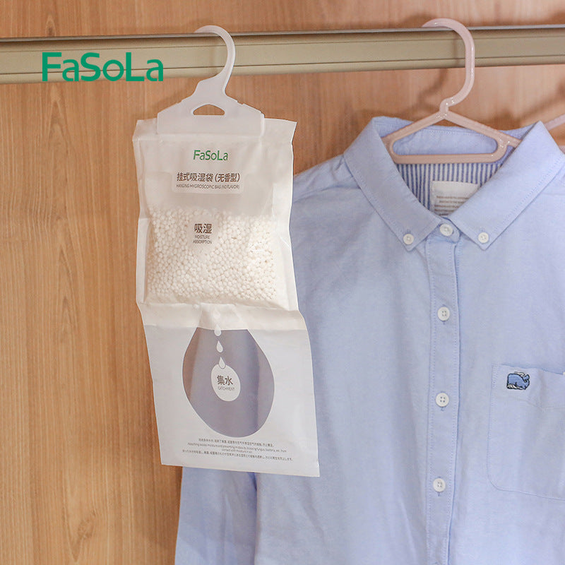 Fasola Hangable Dehumidifier Bags – Moisture-Proof, Anti-Mold Wardrobe & Closet Moisture Absorber