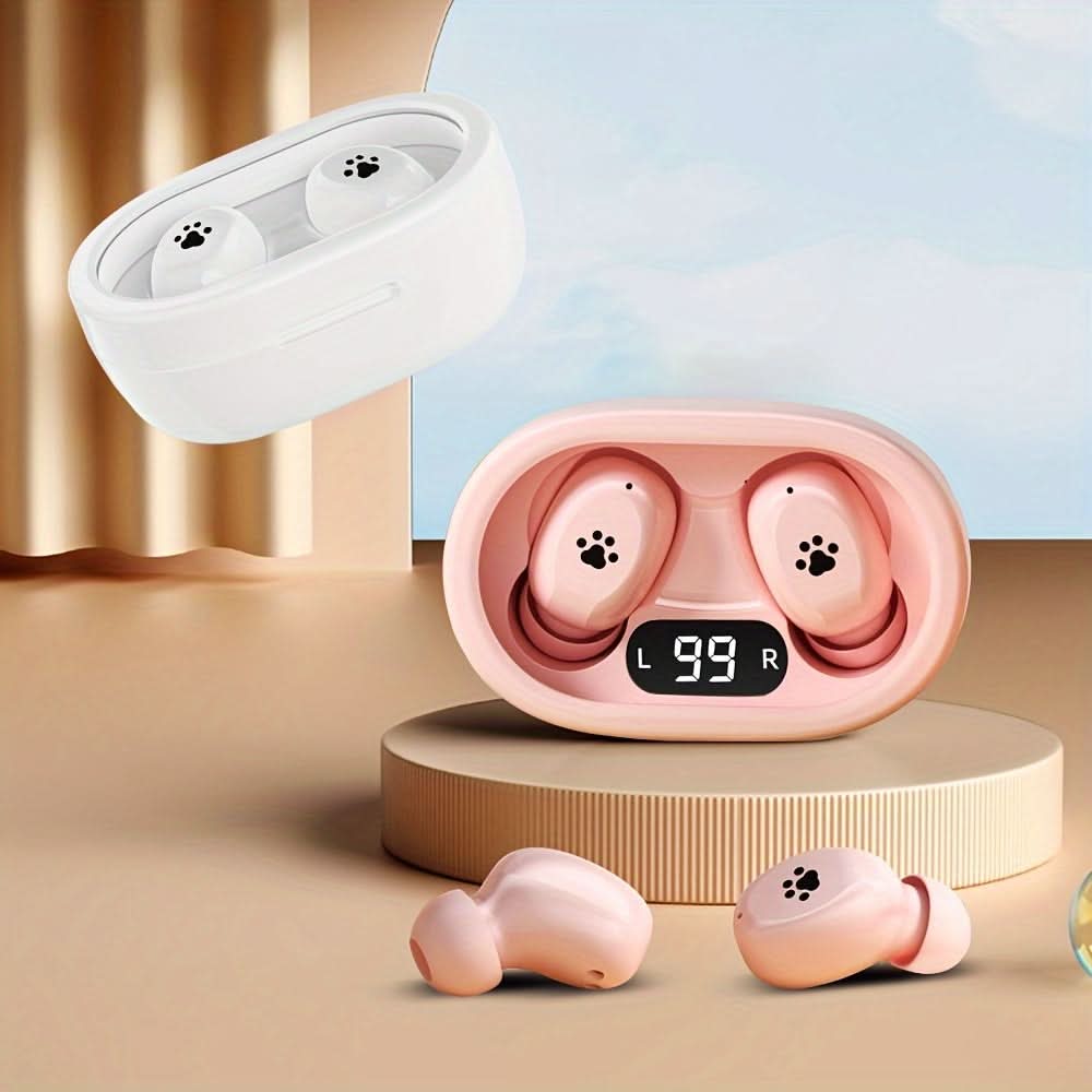 V5.3 Wireless Earbuds, LED Digital Display, HiFi Sound