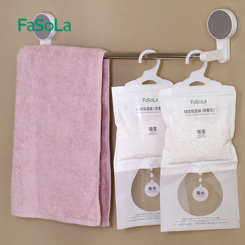 Fasola Hangable Dehumidifier Bags – Moisture-Proof, Anti-Mold Wardrobe & Closet Moisture Absorber