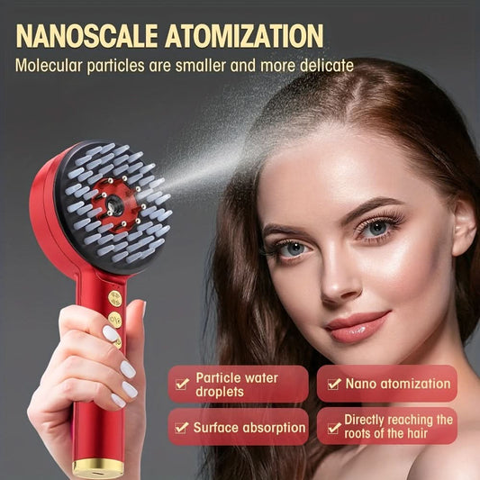 Electric Vibrating Detangling Hair Brush with Steamer