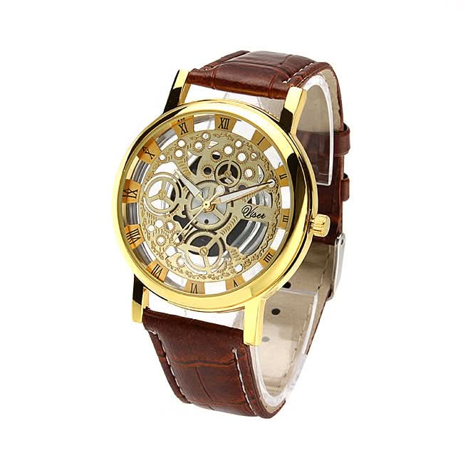 Men’s Fashion Quartz Watch, Hollow Design