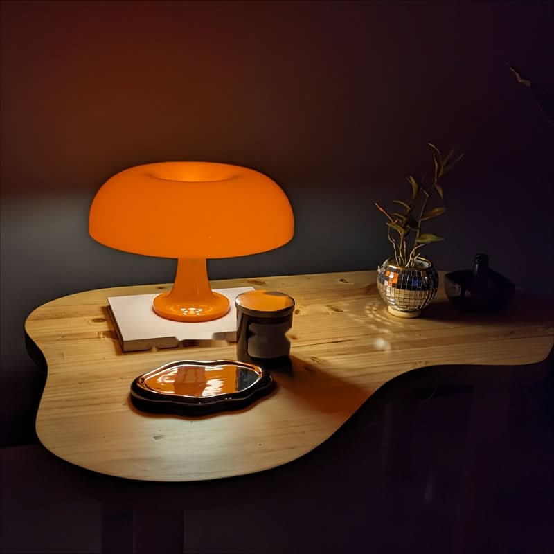 USB-Powered Lotus Mushroom Art Deco Lamp