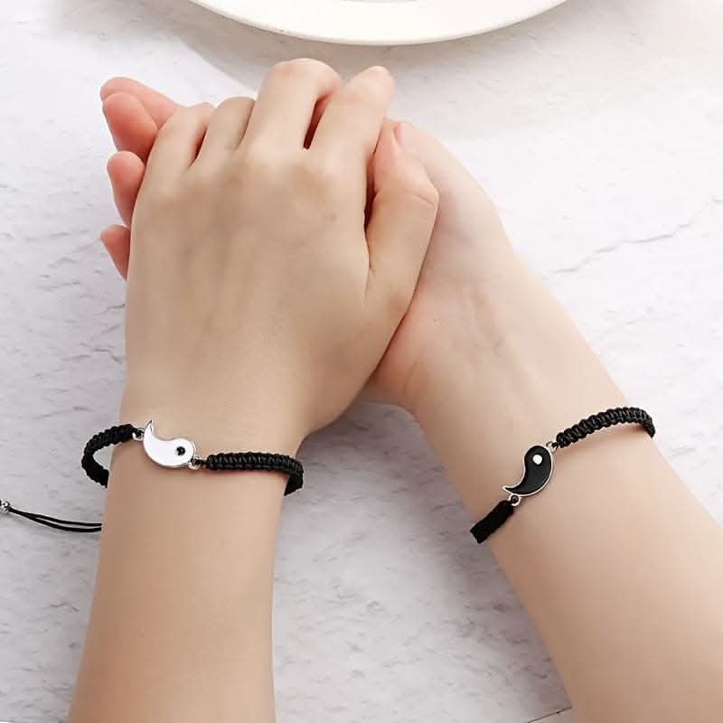 Elegant Yin Yang Best Friend Bracelets – 2 Pcs. Set