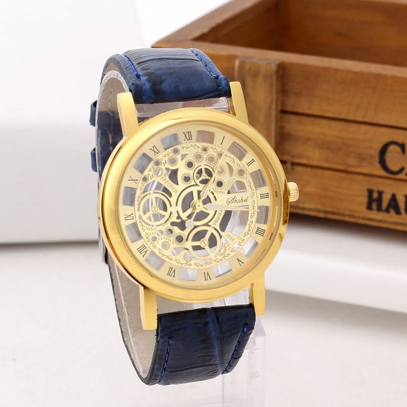 Men’s Fashion Quartz Watch, Hollow Design