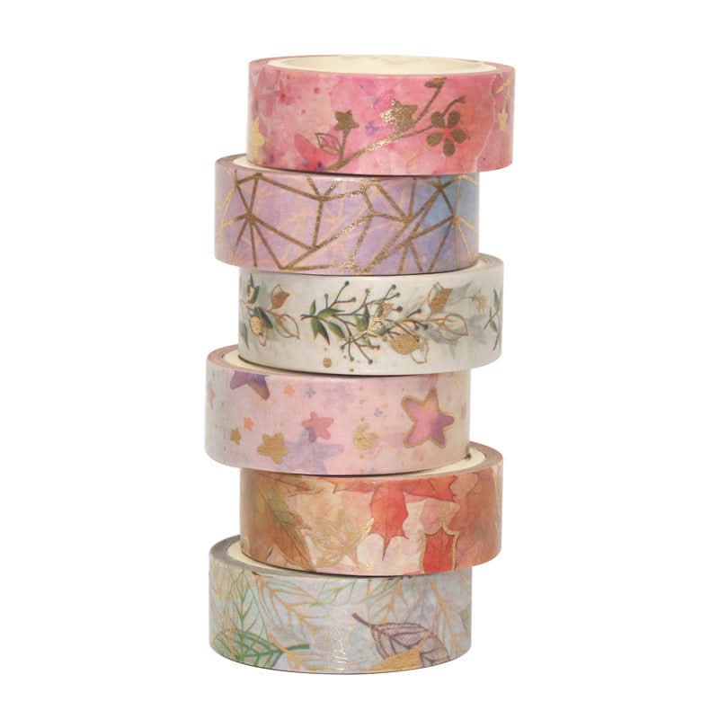 Floral Paper Tape for DIY Notebooks & Albums