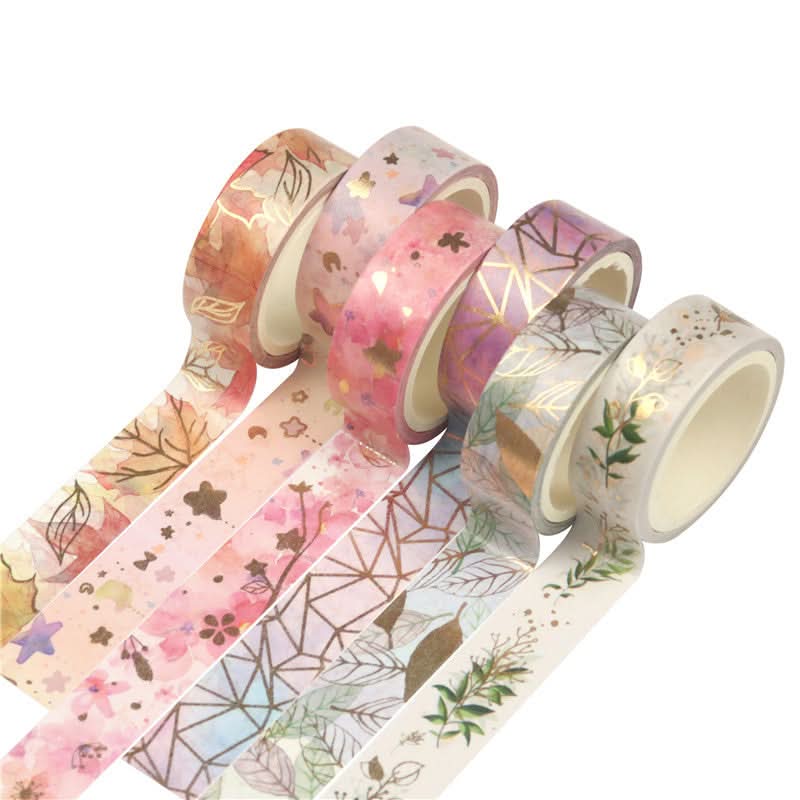 Floral Paper Tape for DIY Notebooks & Albums