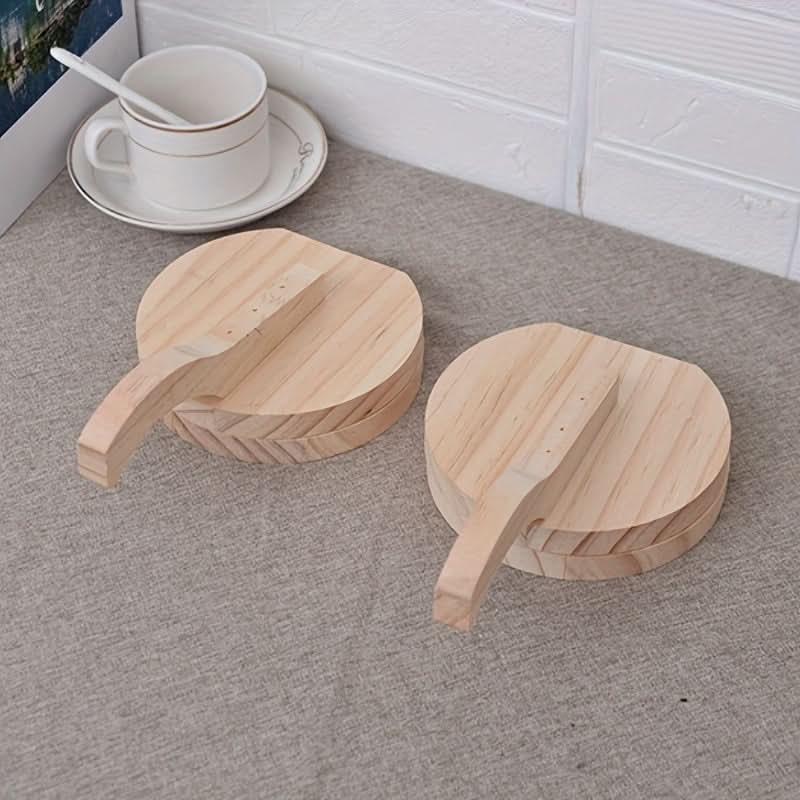 Eco-Friendly Wooden Dumpling Press - Handmade Tool