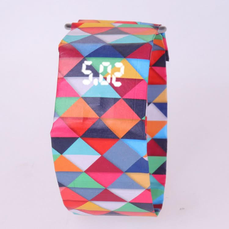 DuPont Paper LED Watch – Minimalist Black Design