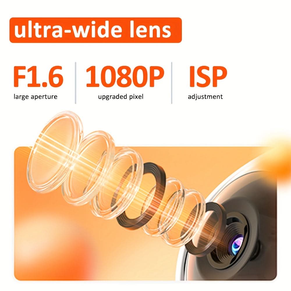 2MP HD Wireless PTZ Security Camera, 1080P WiFi, Two-Way Audio