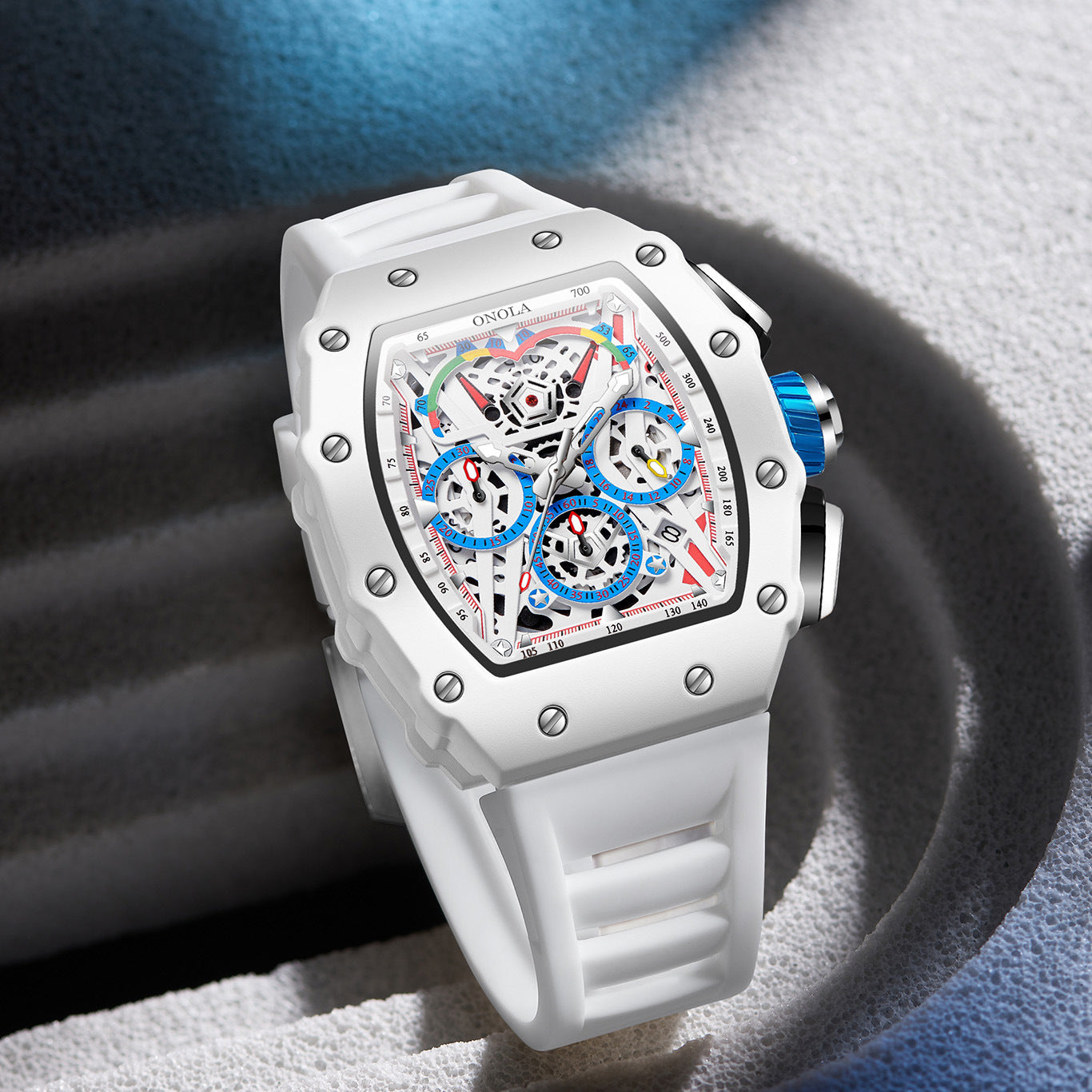 Onola 6827 Multifunctional Fashion Waterproof trendy Quartz watch For Men