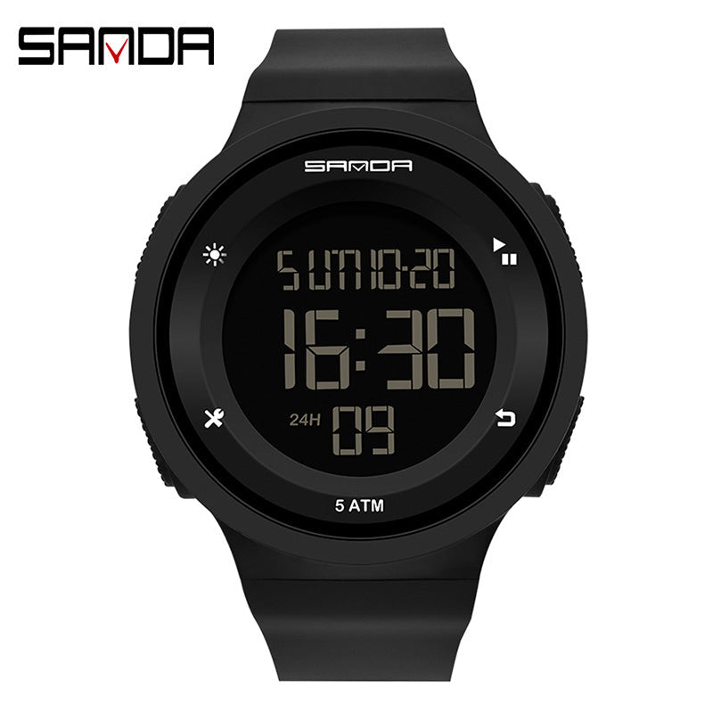 Sanda Unisex Sports Digital Watch – Waterproof, Luminous Outdoor Electronic Watch