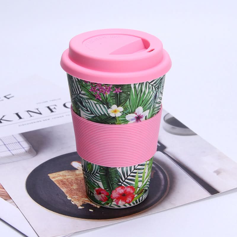 Bamboo Fiber Coffee Mug – Eco-Friendly Plant-Based Cup (400ml)