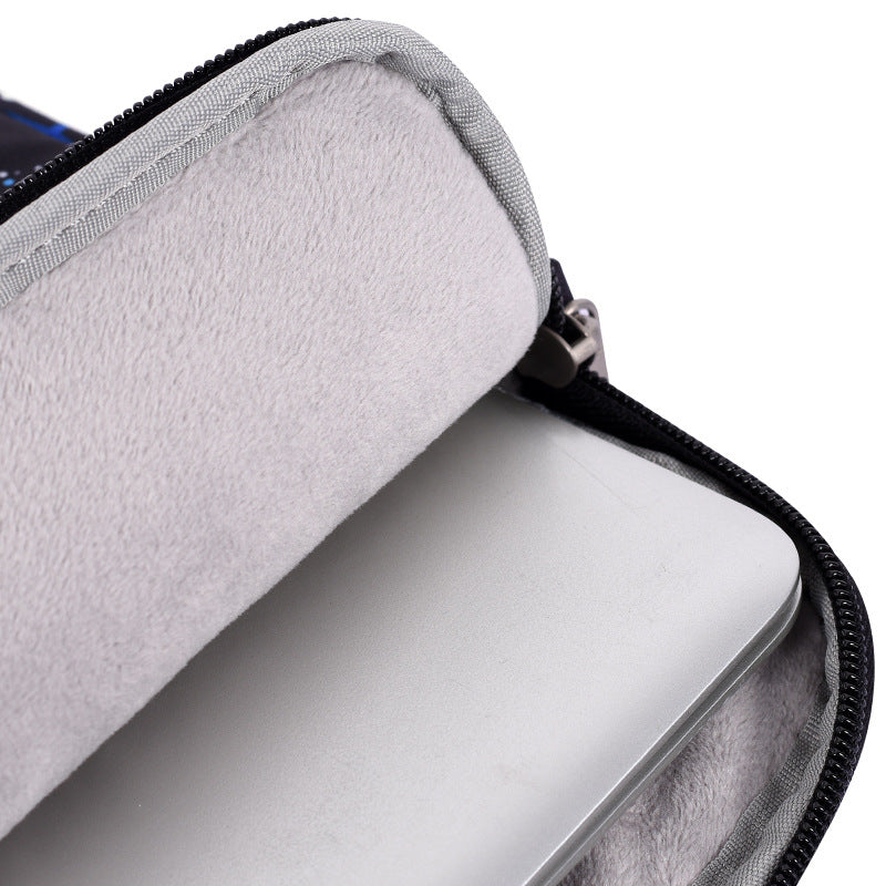 Galaxy Print Waterproof Laptop Sleeve – Fits 12" to 15" – Bag with Handle & Strap