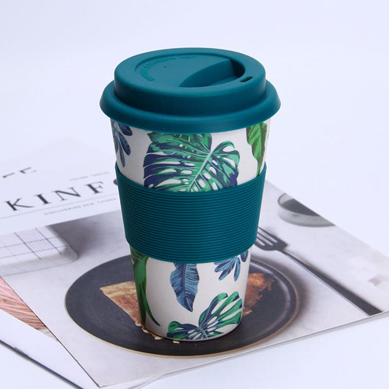 Bamboo Fiber Coffee Mug – Eco-Friendly Plant-Based Cup (400ml)