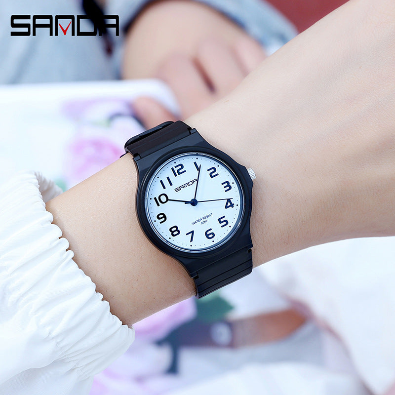 Sanda Women’s Casual Quartz Watch – Waterproof Analog Fashion Watch for Students